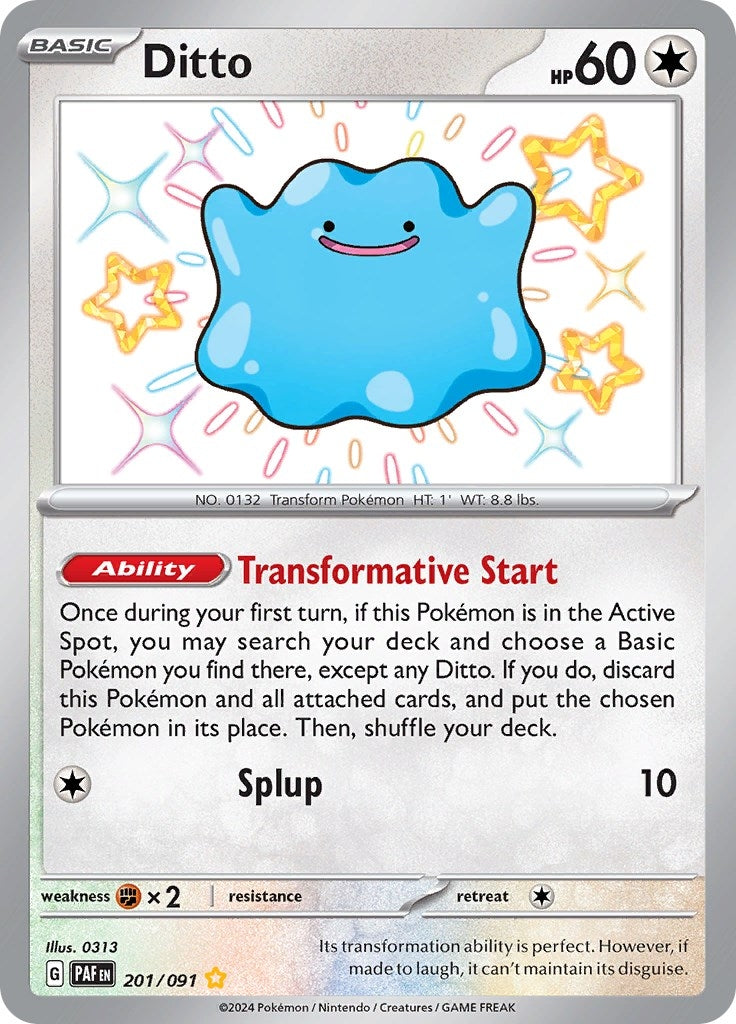 Image for Ditto (201/091) (PAF) - Pokemon