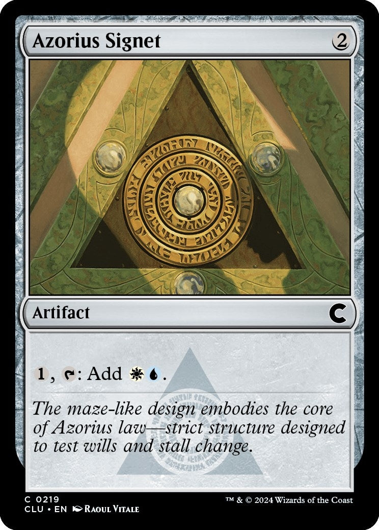 Image for Azorius Signet (219) - Magic: The Gathering