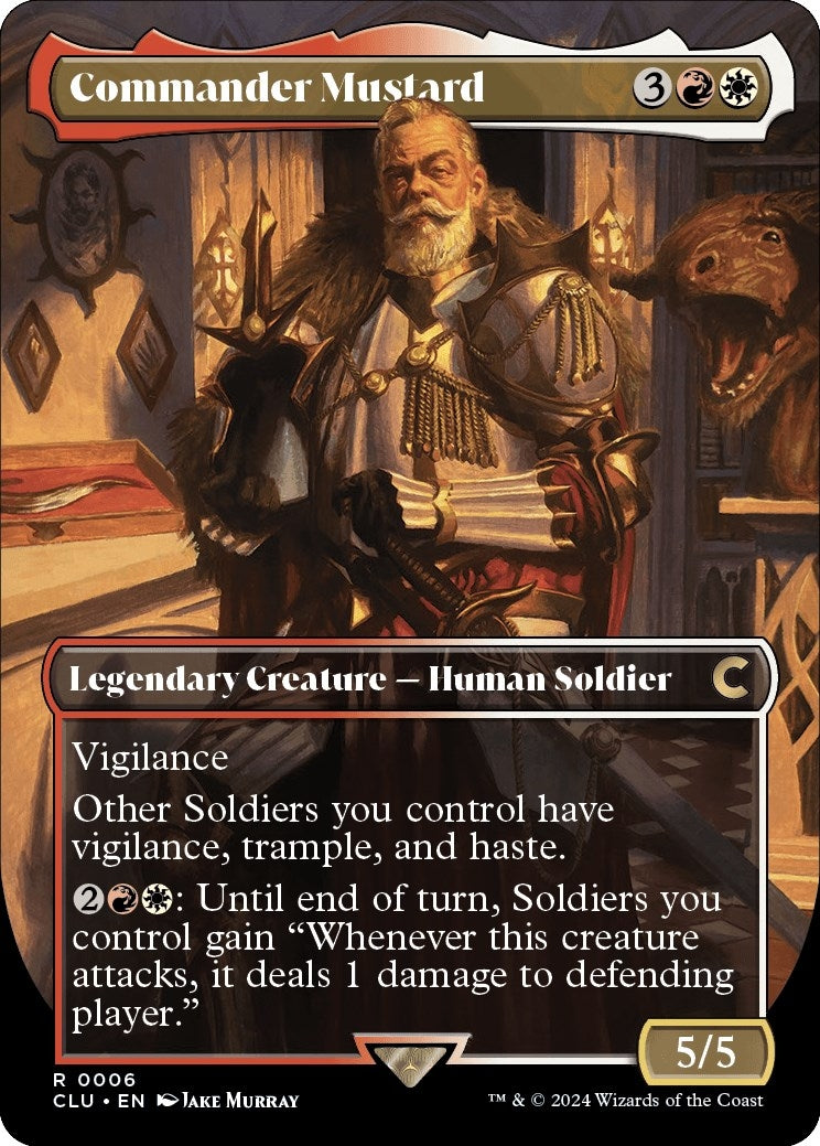 Image for Commander Mustard (Borderless) (6) - Magic: The Gathering