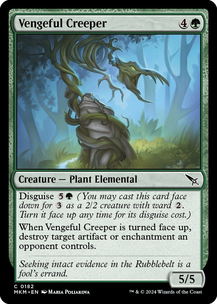 Image for Vengeful Creeper (182) - Magic: The Gathering