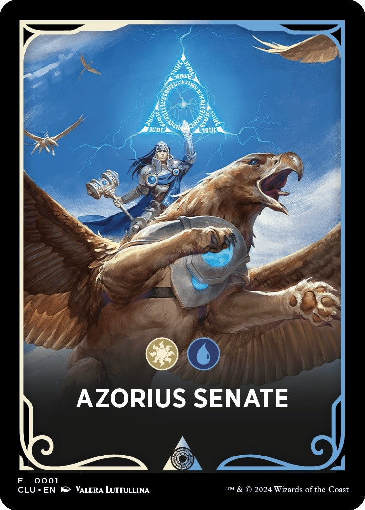 Image for Azorius Senate Theme Card (1) - Magic: The Gathering