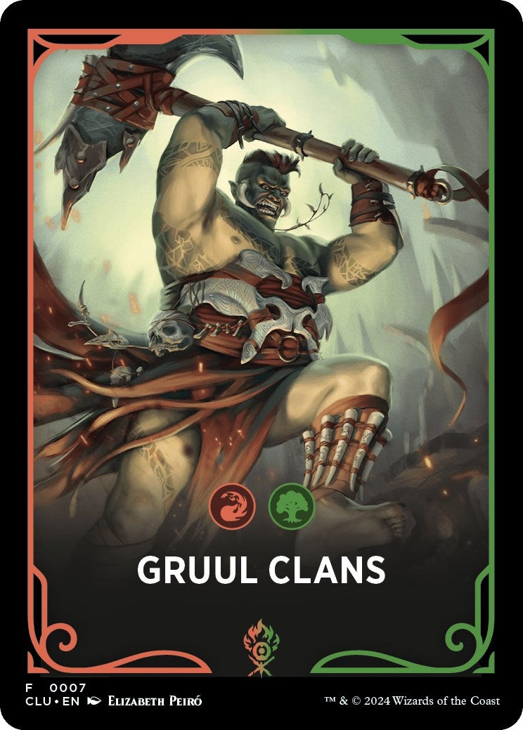Image for Gruul Clans Theme Card (7) - Magic: The Gathering