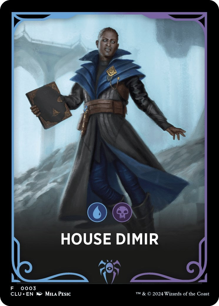 Image for House Dimir Theme Card (3) - Magic: The Gathering