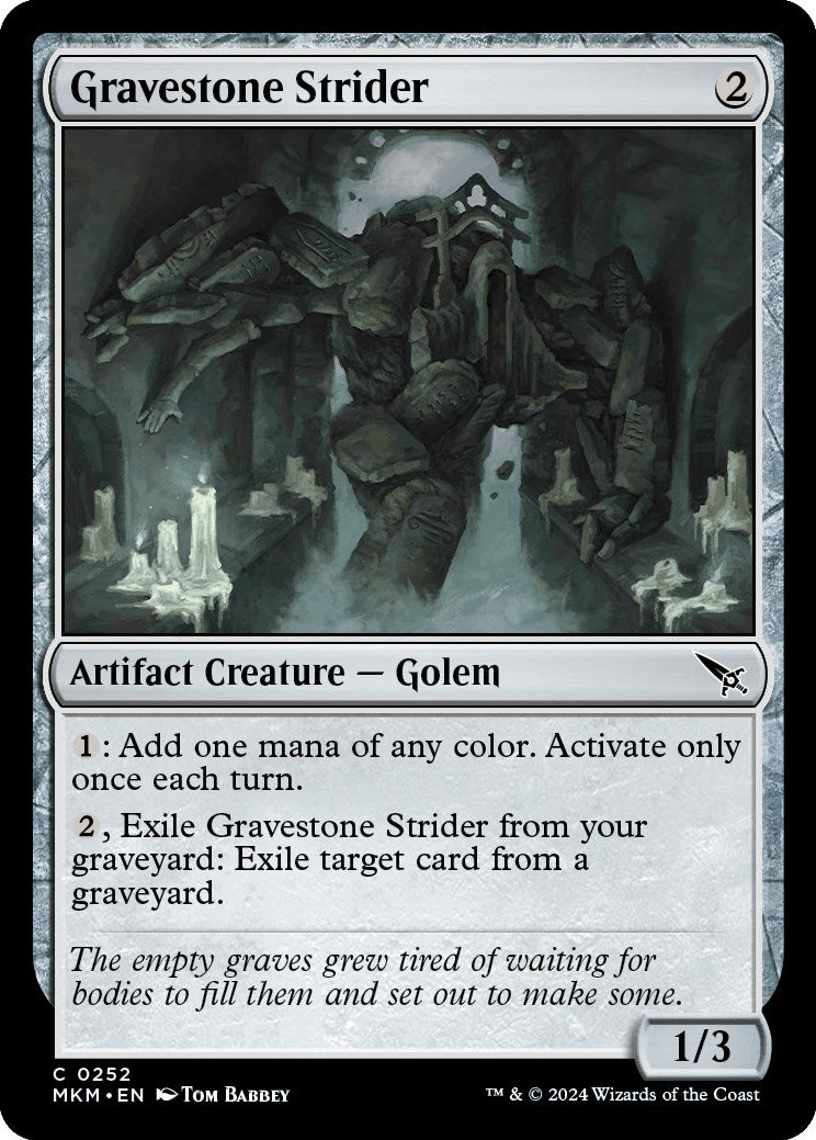 Image for Gravestone Strider (252) - Magic: The Gathering
