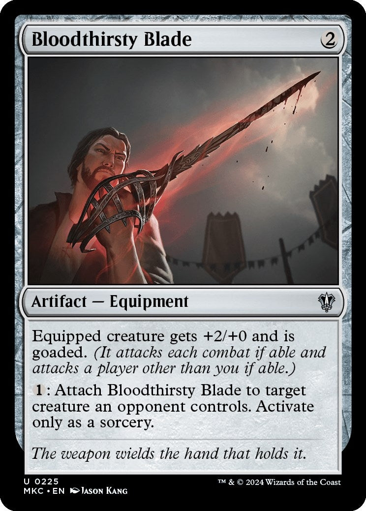 Image for Bloodthirsty Blade (225) - Magic: The Gathering