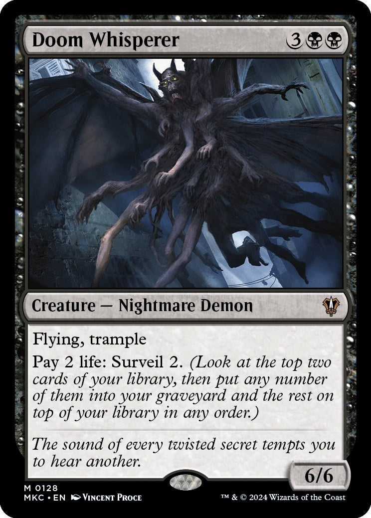 Image for Doom Whisperer (128) - Magic: The Gathering