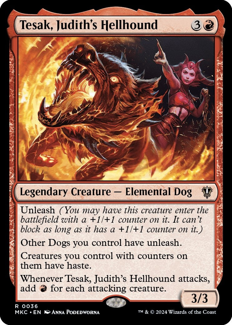 Image for Tesak, Judith's Hellhound (36) - Magic: The Gathering