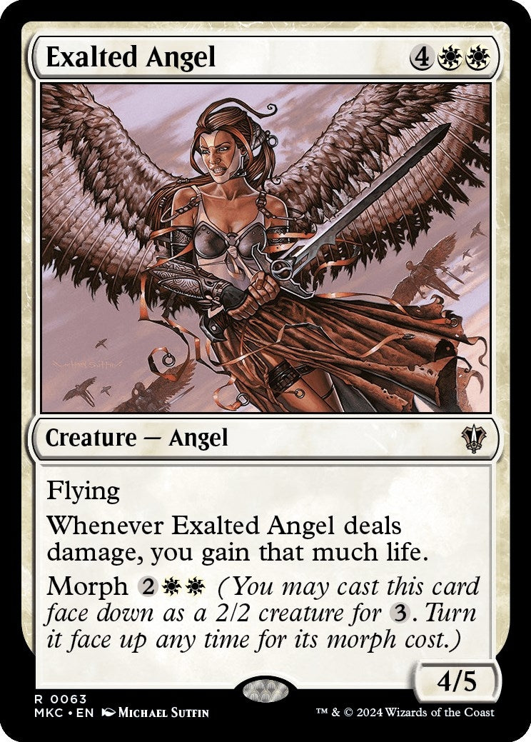 Image for Exalted Angel (63) - Magic: The Gathering