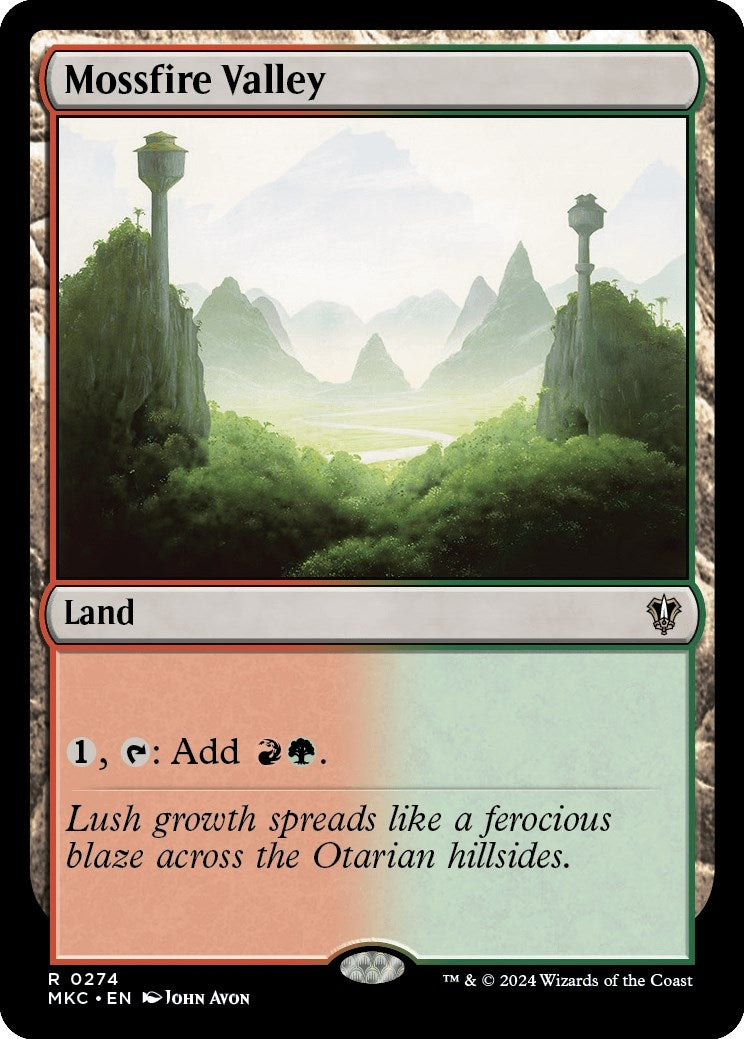 Image for Mossfire Valley (274) (MKC) - Magic: The Gathering
