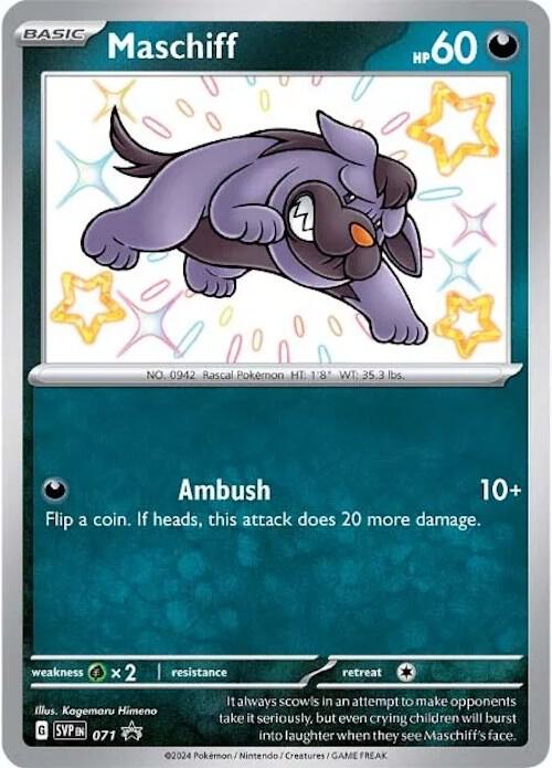 Image for Maschiff - 071 (071) (SVP) - Pokemon