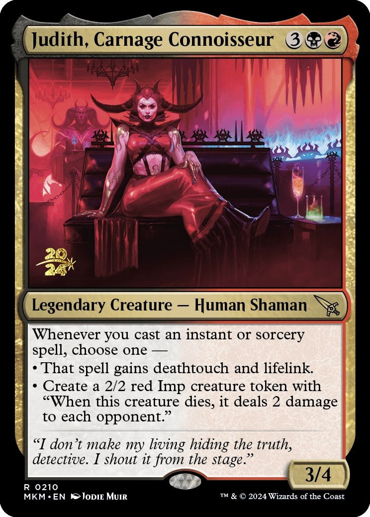 Image for Judith, Carnage Connoisseur (210) - Magic: The Gathering