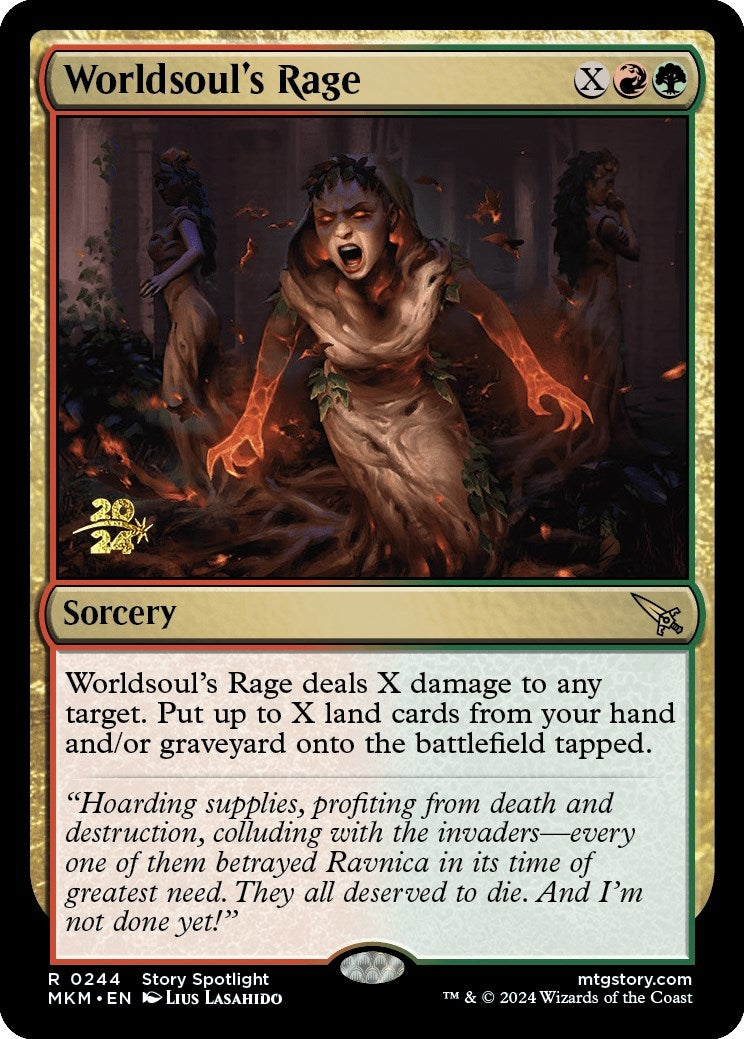Image for Worldsoul's Rage (244) - Magic: The Gathering