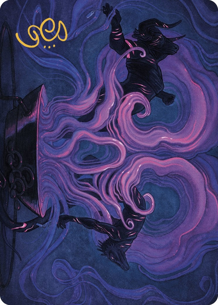Image for Macabre Reconstruction Art Card (Gold-Stamped Signature) (9) - Magic: The Gathering