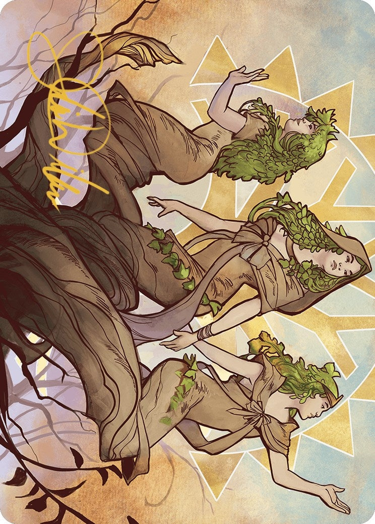 Image for Trostani, Three Whispers Art Card (Gold-Stamped Signature) (37) - Magic: The Gathering