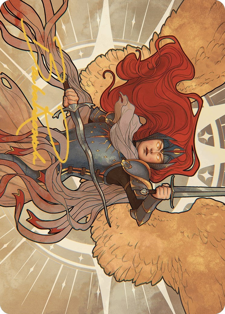 Image for Aurelia, the Law Above Art Card (36/49) (Gold-Stamped Signature) (36) (ASMKM) - Magic: The Gathering