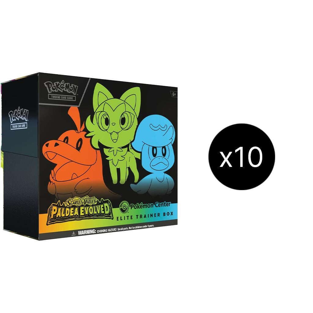 Image for Paldea Evolved Pokemon Center Elite Trainer Box (Exclusive) Case - Pokemon