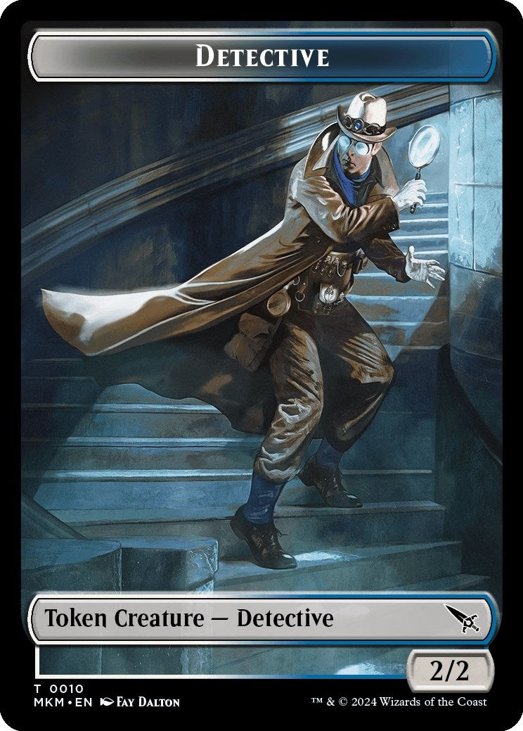 Image for Detective // Spider Double-Sided Token (10 // 11) - Magic: The Gathering