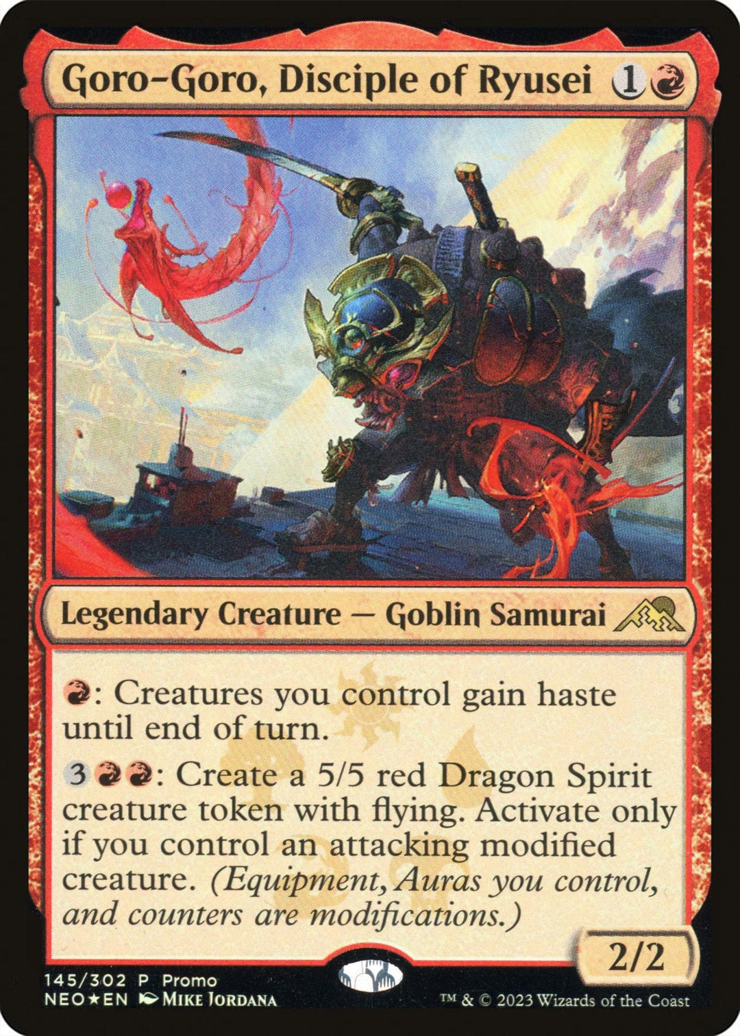 Image for Goro-Goro, Disciple of Ryusei (145) - Magic: The Gathering