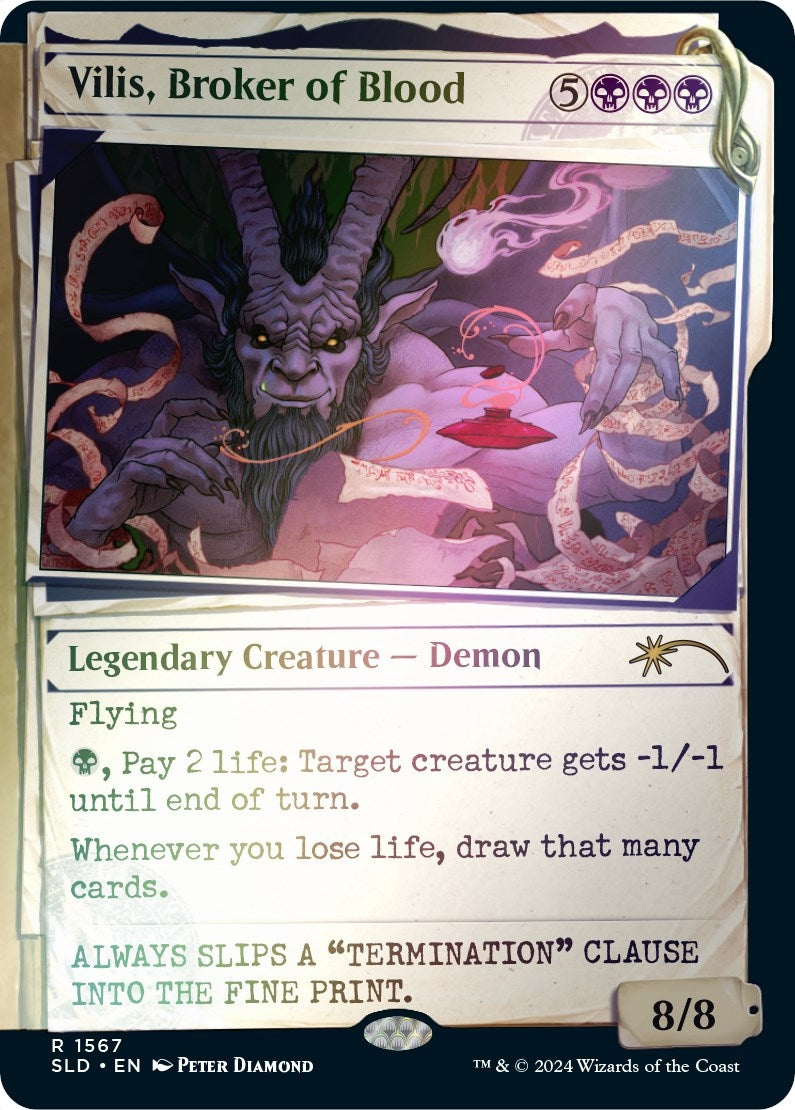 Image for Vilis, Broker of Blood (Rainbow Foil) (1567) - Magic: The Gathering