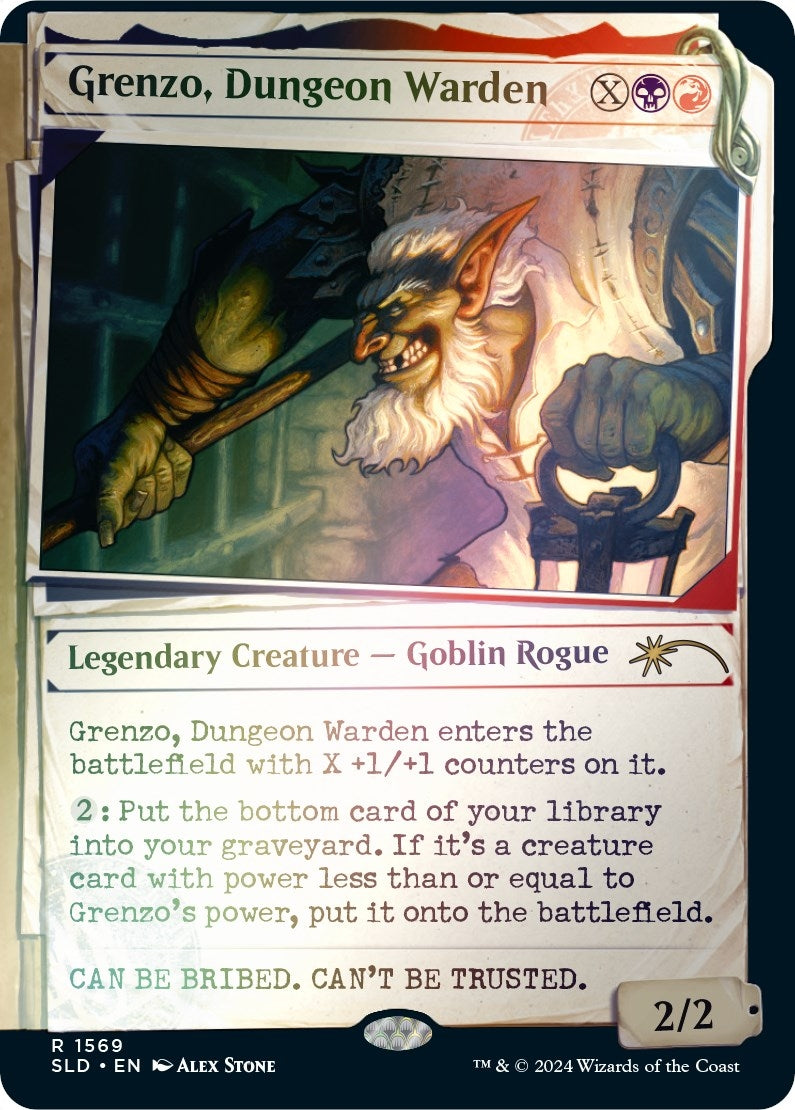 Image for Grenzo, Dungeon Warden (Rainbow Foil) (1569) - Magic: The Gathering