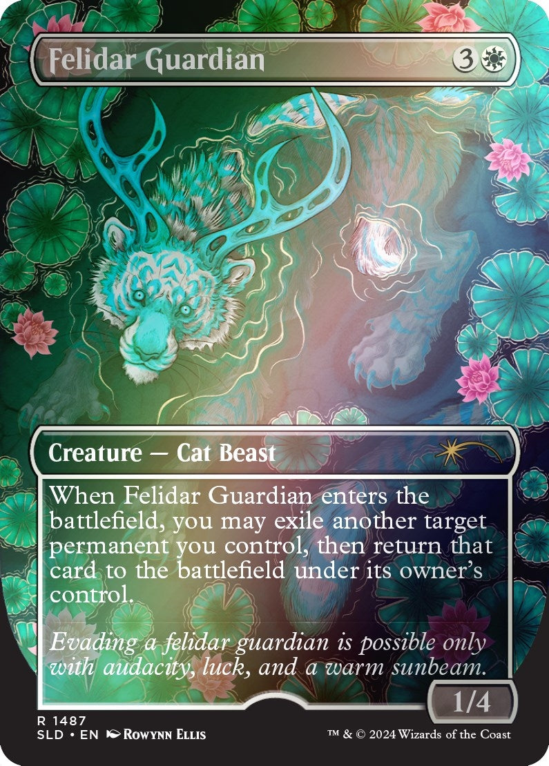 Image for Felidar Guardian (Rainbow Foil) (1487) - Magic: The Gathering