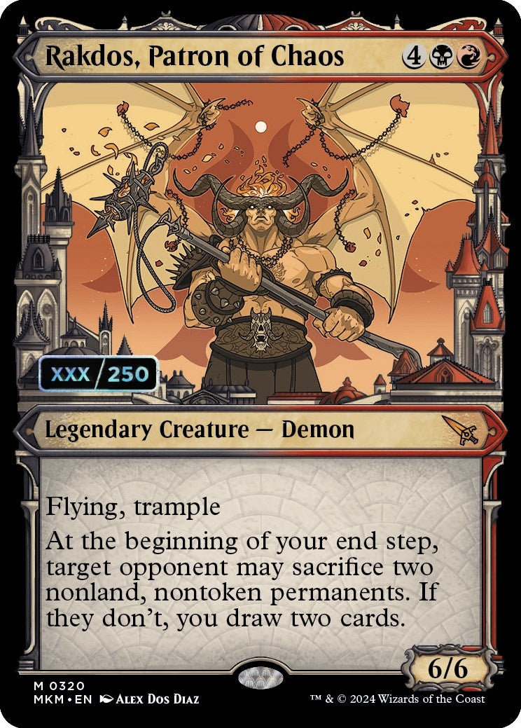 Image for Rakdos, Patron of Chaos (Serial Numbered) (320) - Magic: The Gathering