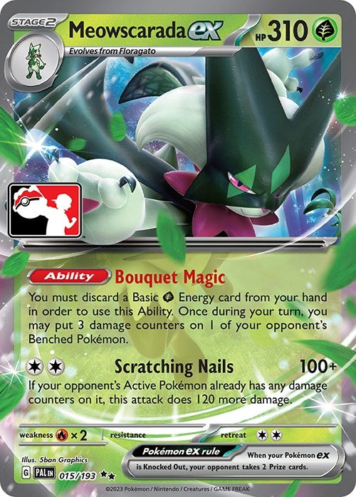 Image for Meowscarada ex (015/193) - Pokemon