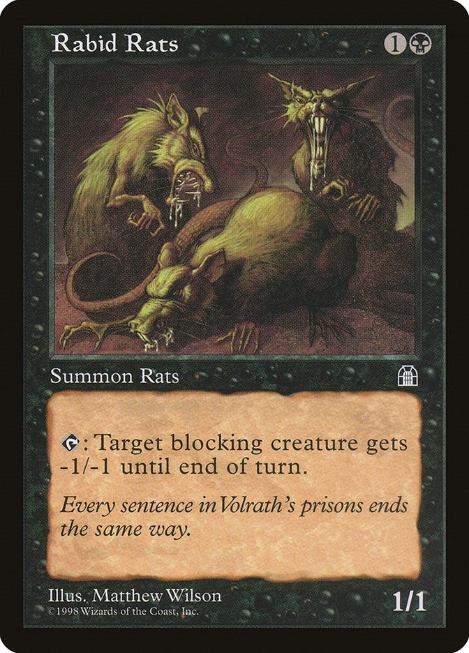 Image for Rabid Rats - Magic: The Gathering