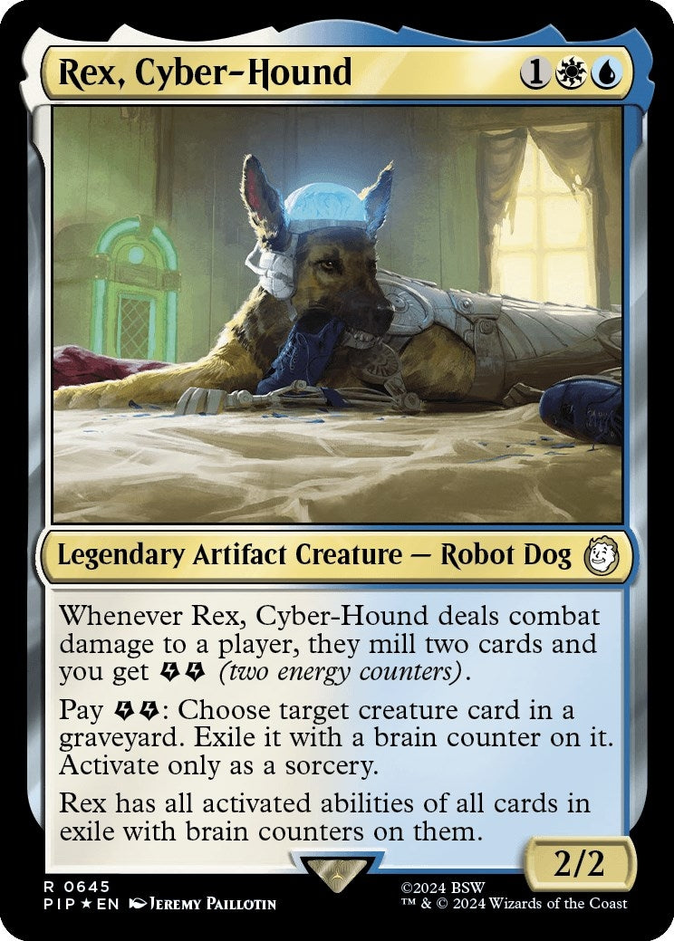 Image for Rex, Cyber-Hound (Surge Foil) (645) - Magic: The Gathering