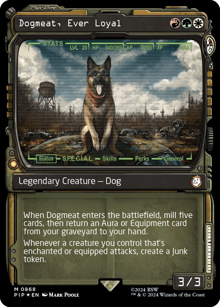 Image for Dogmeat, Ever Loyal (Showcase) (Surge Foil) (868) - Magic: The Gathering