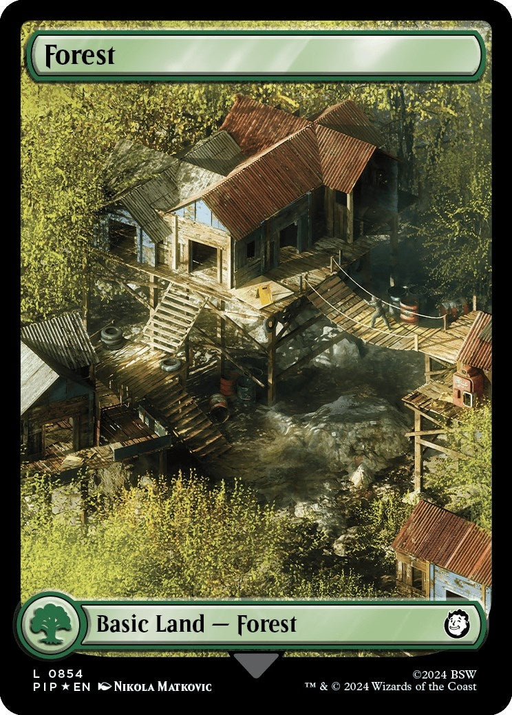 Image for Forest (0854) (Surge Foil) (854) - Magic: The Gathering