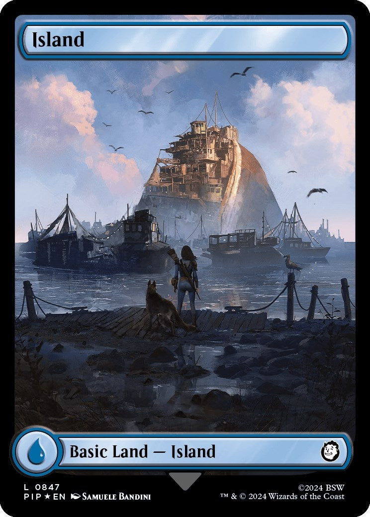 Image for Island (0847) (Surge Foil) (847) - Magic: The Gathering
