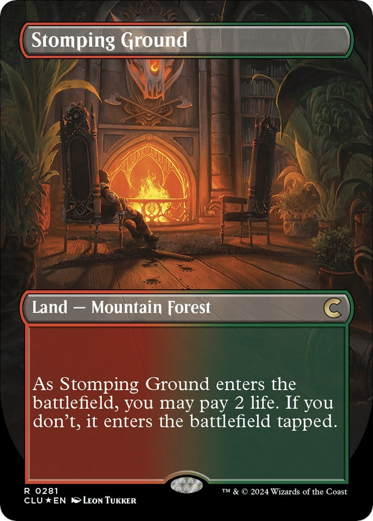 Image for Stomping Ground (Borderless) (281) - Magic: The Gathering