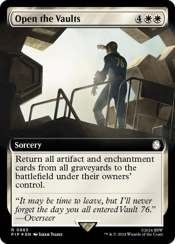 Image for Open the Vaults (Extended Art) (Surge Foil) (983) - Magic: The Gathering