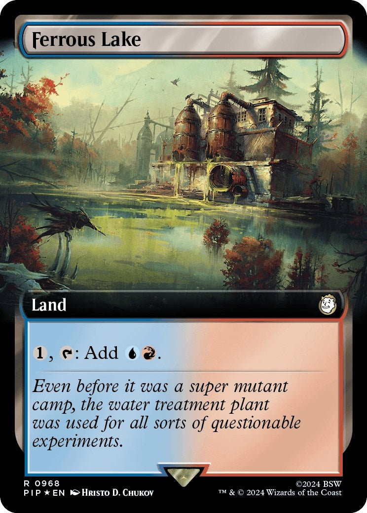 Image for Ferrous Lake (Extended Art) (Surge Foil) (968) - Magic: The Gathering