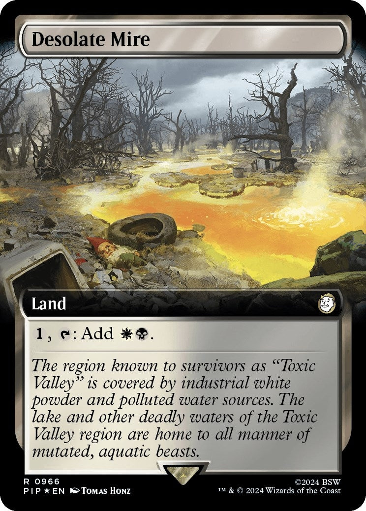 Image for Desolate Mire (Extended Art) (Surge Foil) (966) - Magic: The Gathering