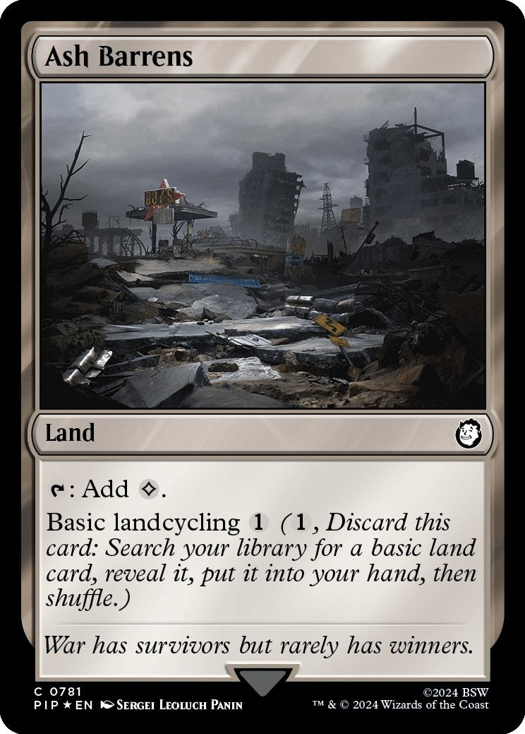 Image for Ash Barrens (Surge Foil) (781) - Magic: The Gathering