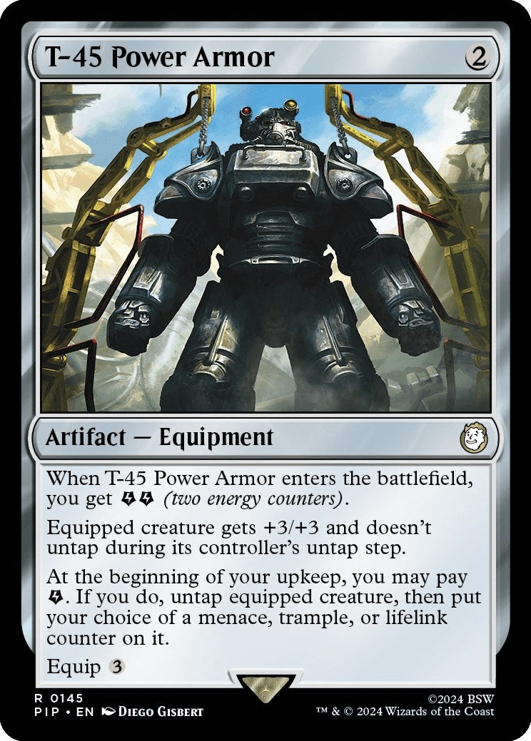 Image for T-45 Power Armor (145) - Magic: The Gathering
