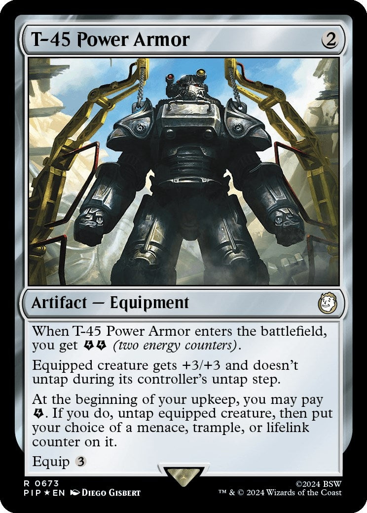 Image for T-45 Power Armor (Surge Foil) (673) - Magic: The Gathering