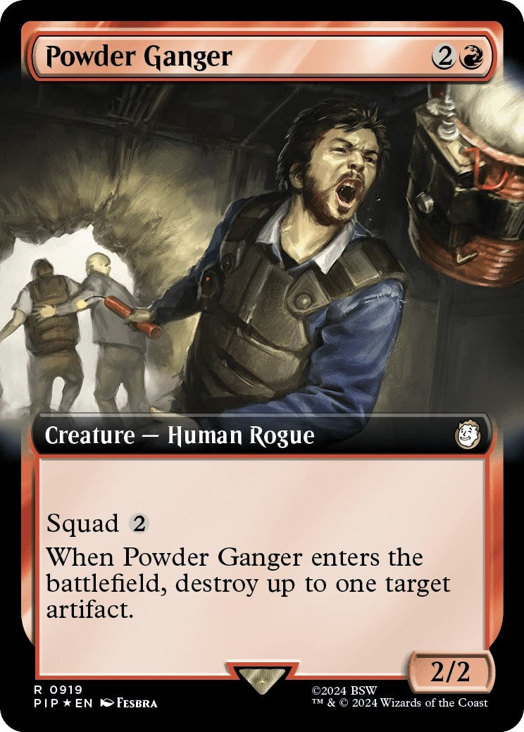 Image for Powder Ganger (Extended Art) (Surge Foil) (919) - Magic: The Gathering