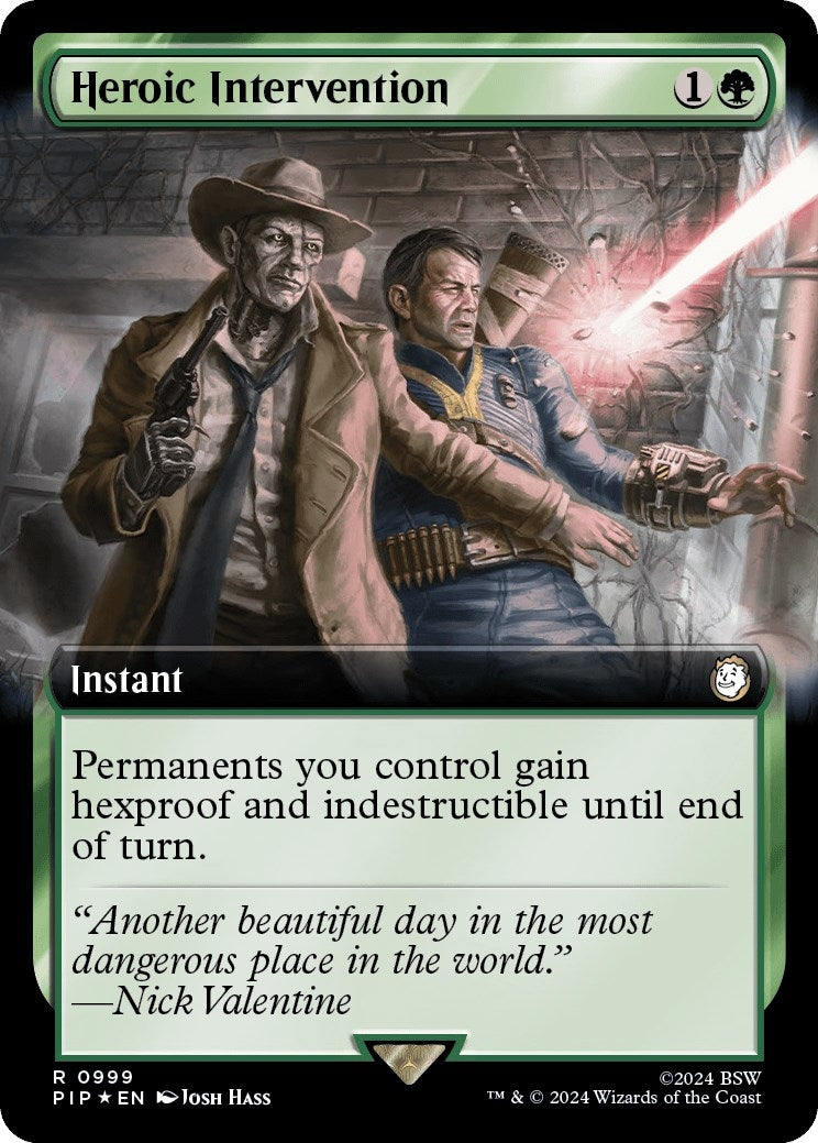 Image for Heroic Intervention (Extended Art) (Surge Foil) (999) - Magic: The Gathering