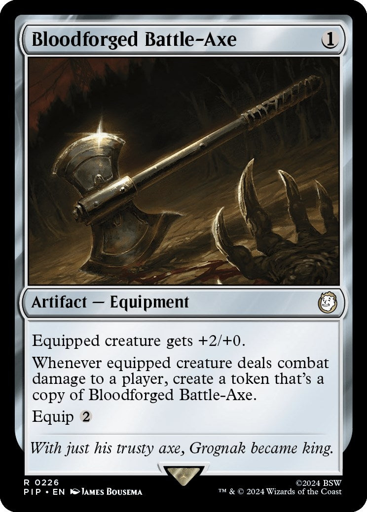 Image for Bloodforged Battle-Axe (226) - Magic: The Gathering