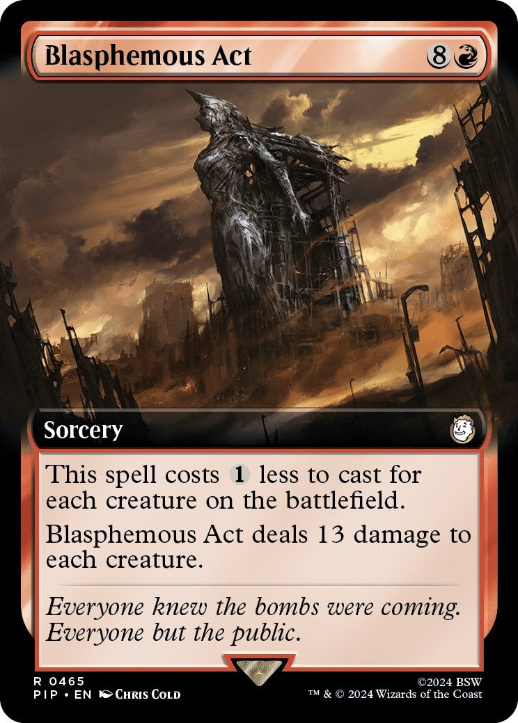 Image for Blasphemous Act (Extended Art) (465) - Magic: The Gathering