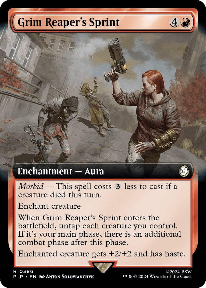 Image for Grim Reaper's Sprint (Extended Art) (386) - Magic: The Gathering