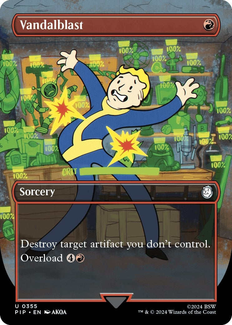Image for Vandalblast (Borderless) (355) - Magic: The Gathering