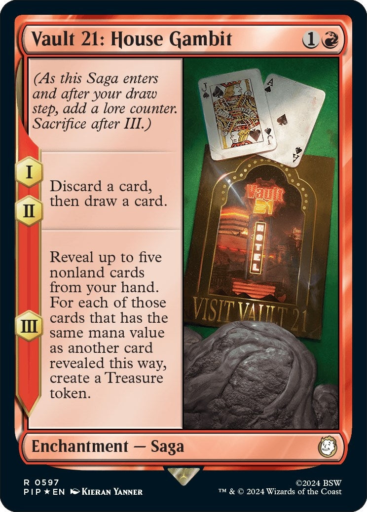 Image for Vault 21: House Gambit (Surge Foil) (597) - Magic: The Gathering