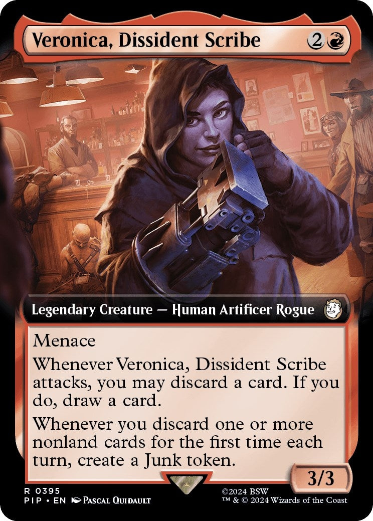 Image for Veronica, Dissident Scribe (Extended Art) (395) - Magic: The Gathering