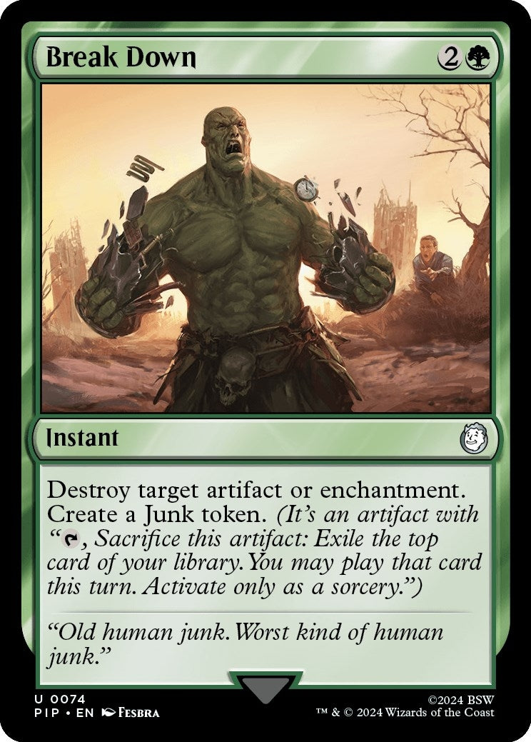 Image for Break Down (74) - Magic: The Gathering