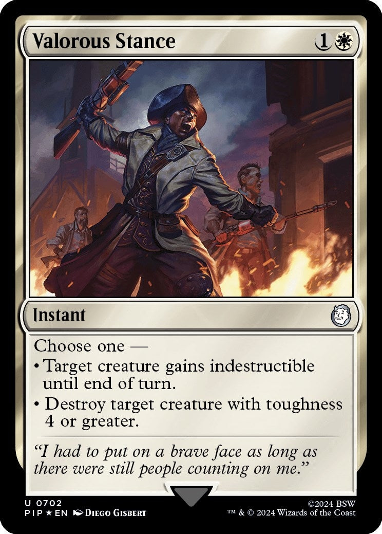 Image for Valorous Stance (Surge Foil) (702) - Magic: The Gathering