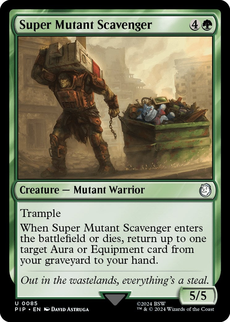 Image for Super Mutant Scavenger (85) - Magic: The Gathering